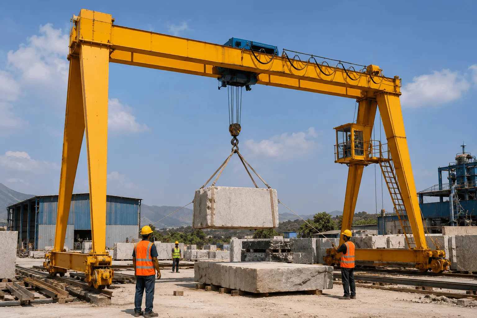 Gantry Crane working on site Ajmer Machine